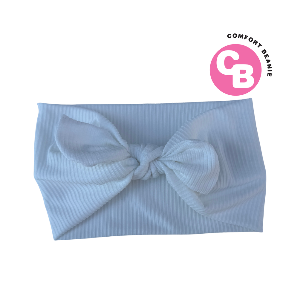 White Ribbed Comfort Band