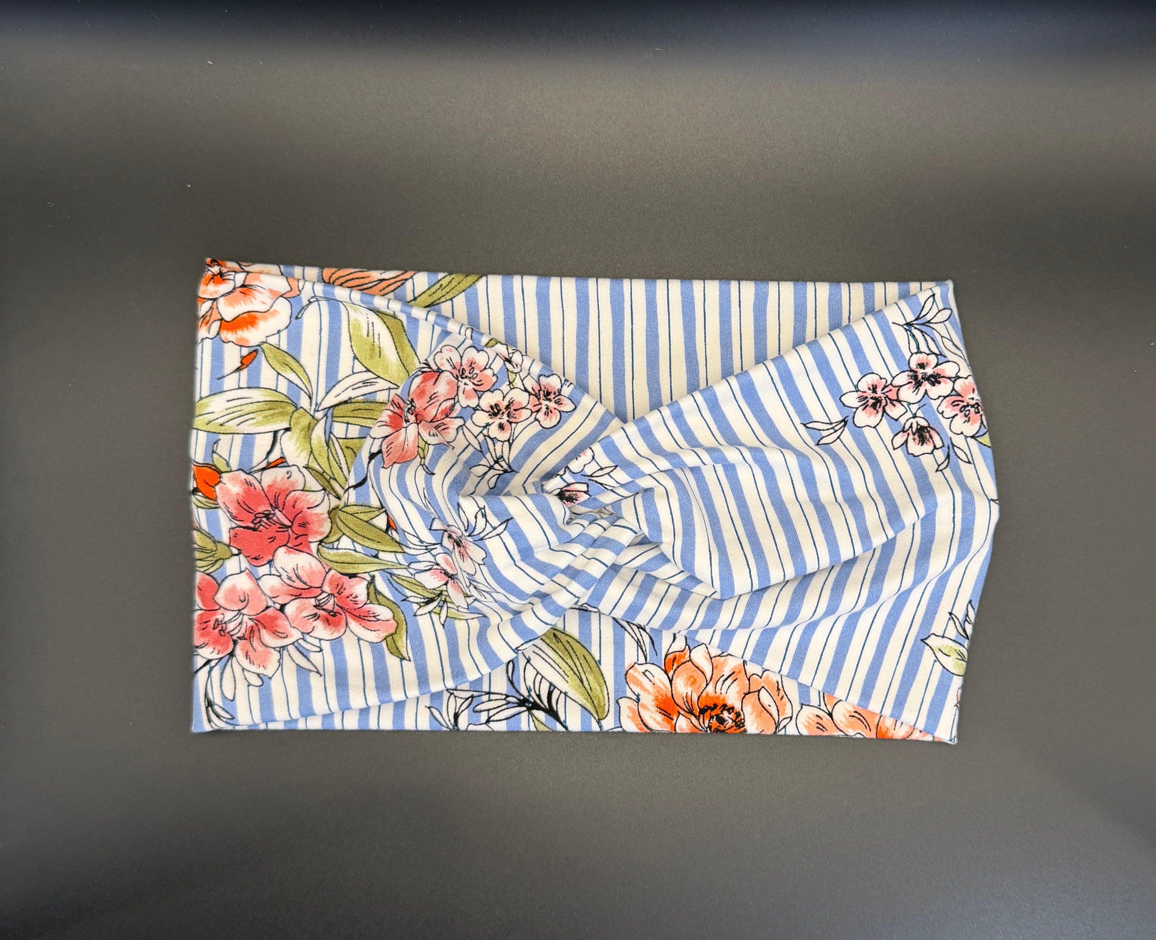 Pinstripe Floral Comfort Band