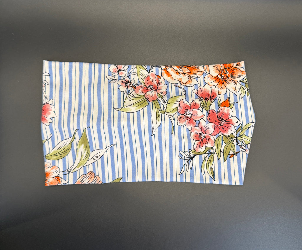Pinstripe Floral Comfort Band