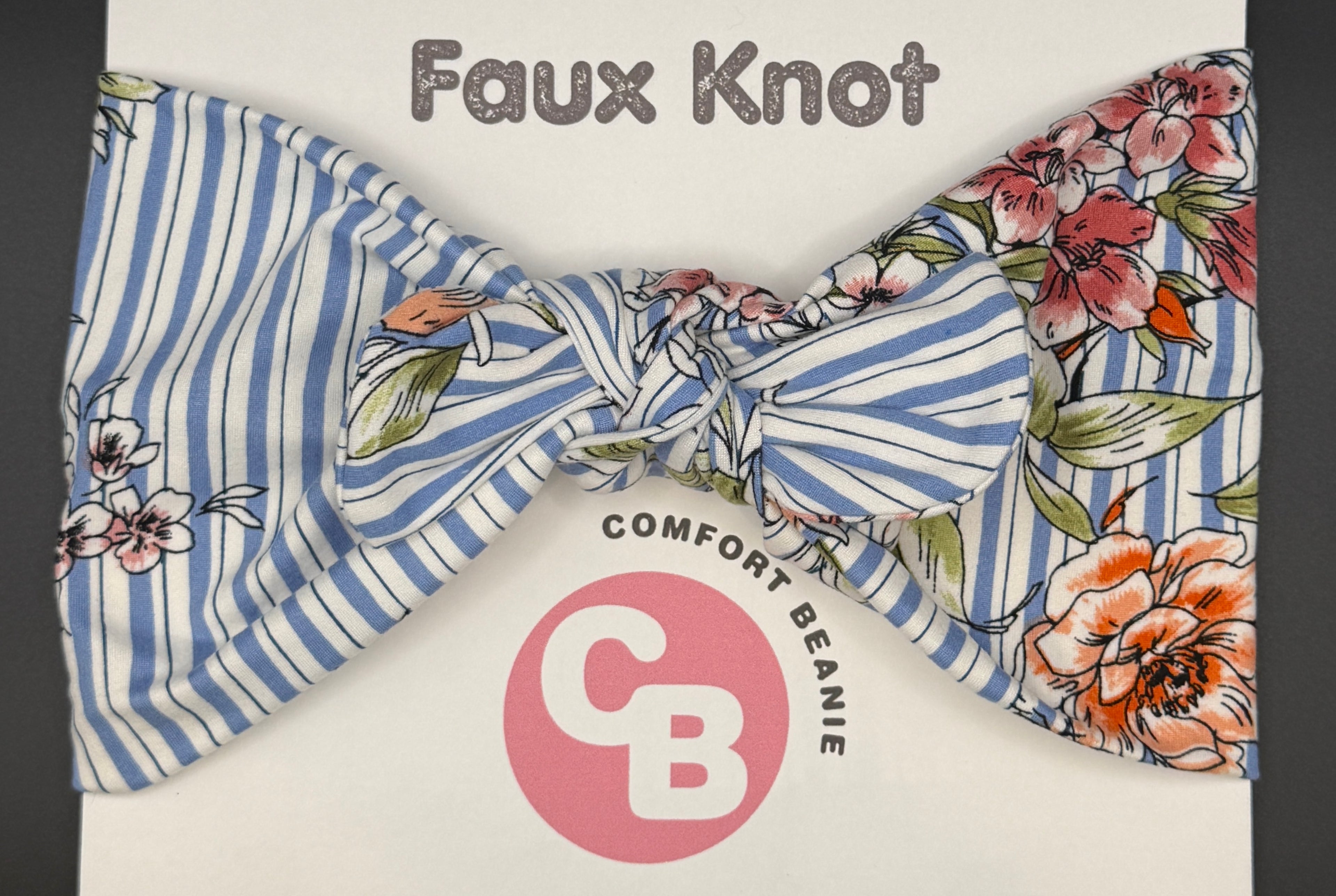 Pinstripe Floral Comfort Band