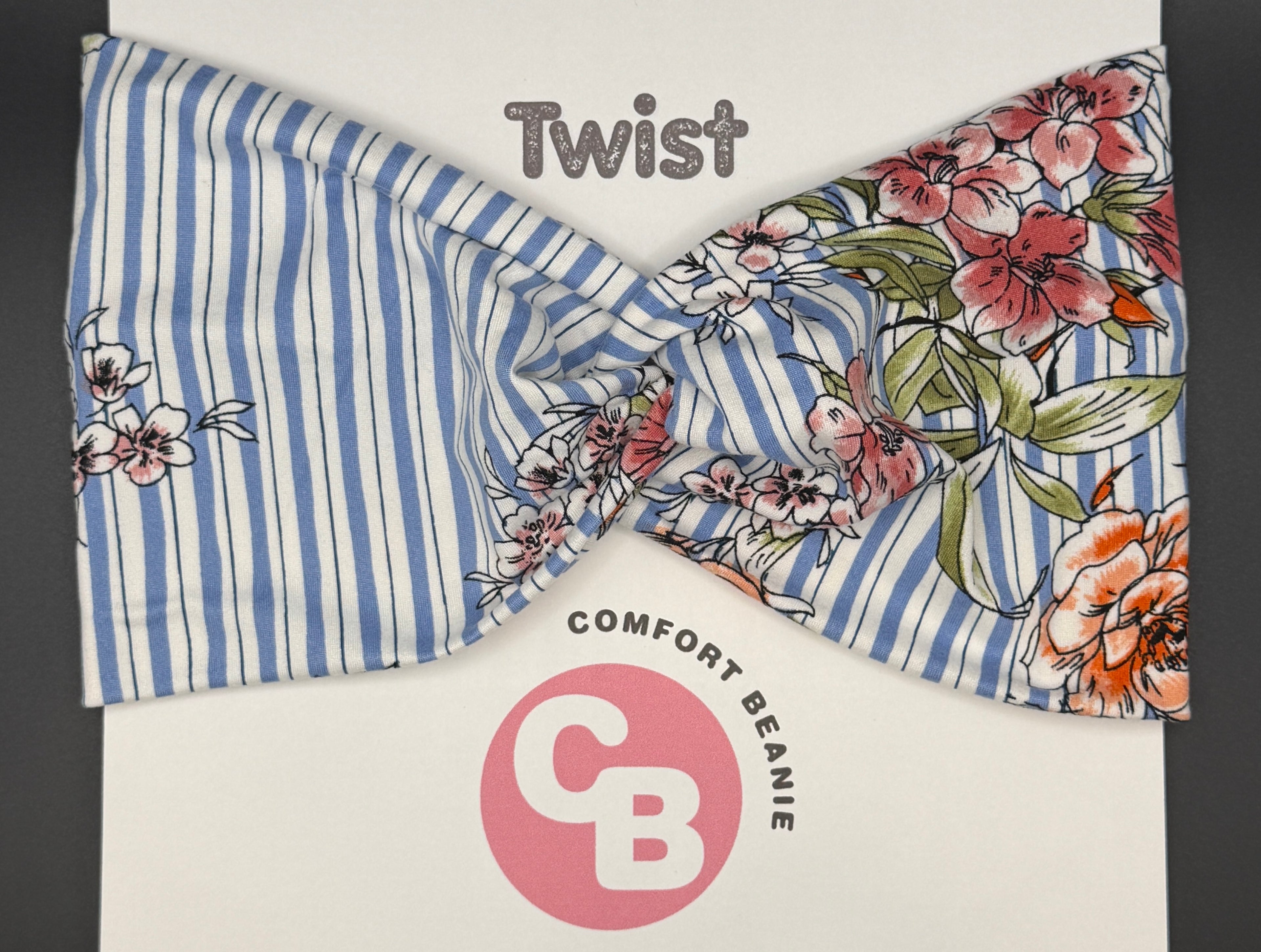Pinstripe Floral Comfort Band