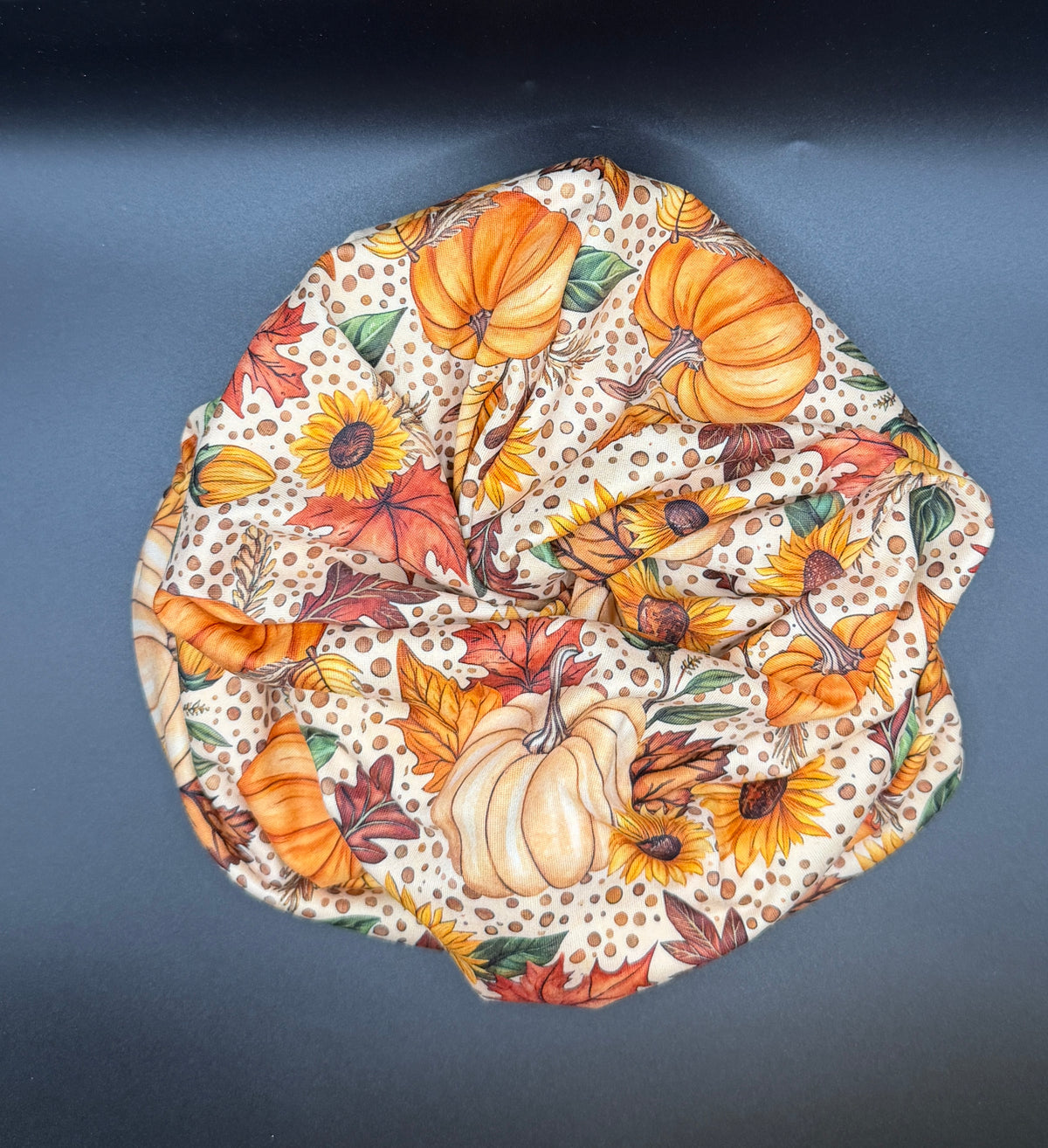 Petals and Pumpkins Comfort Beanie