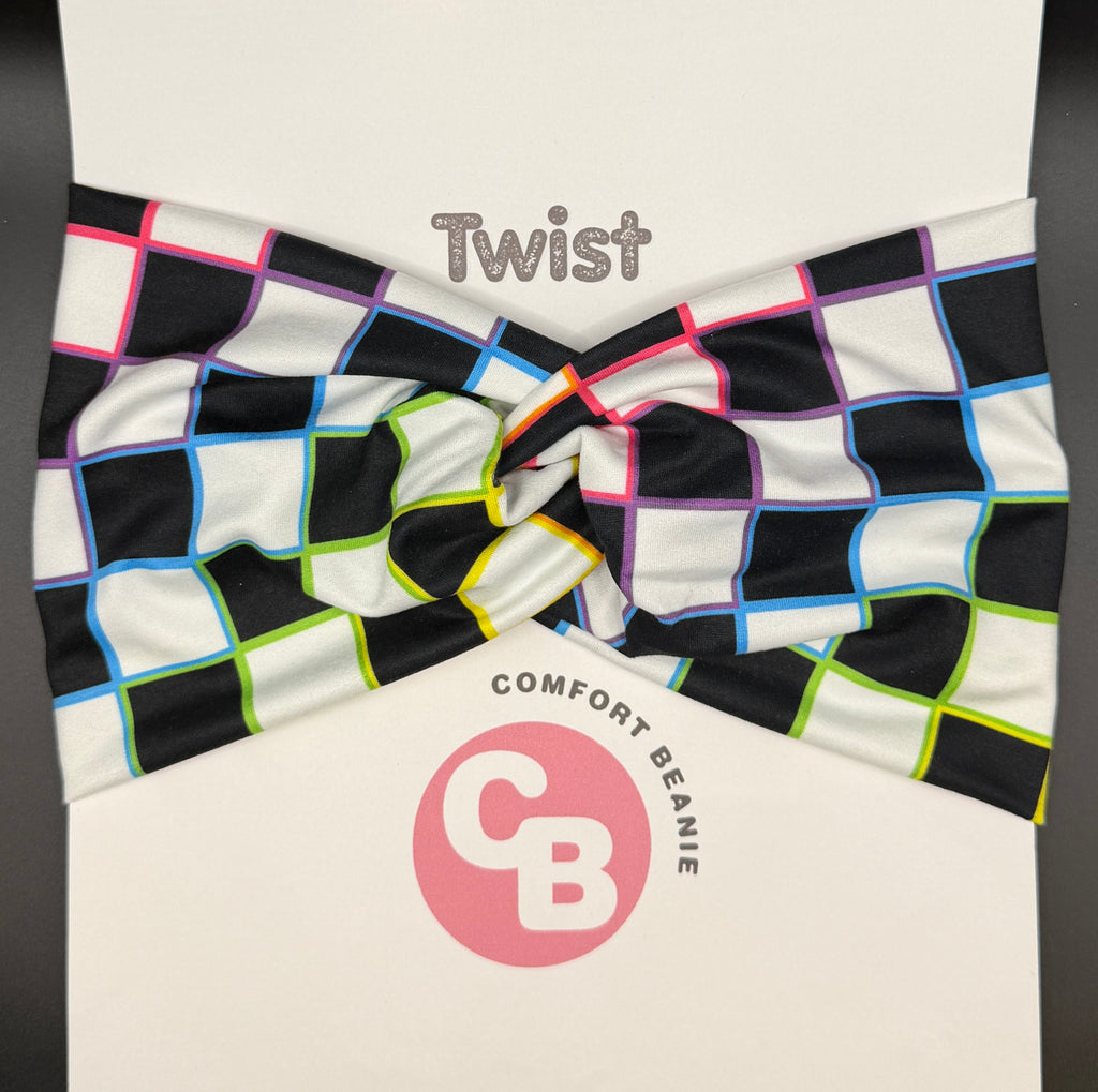 Rainbow Checkered Comfort Band