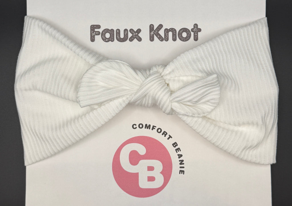 White Ribbed Comfort Band