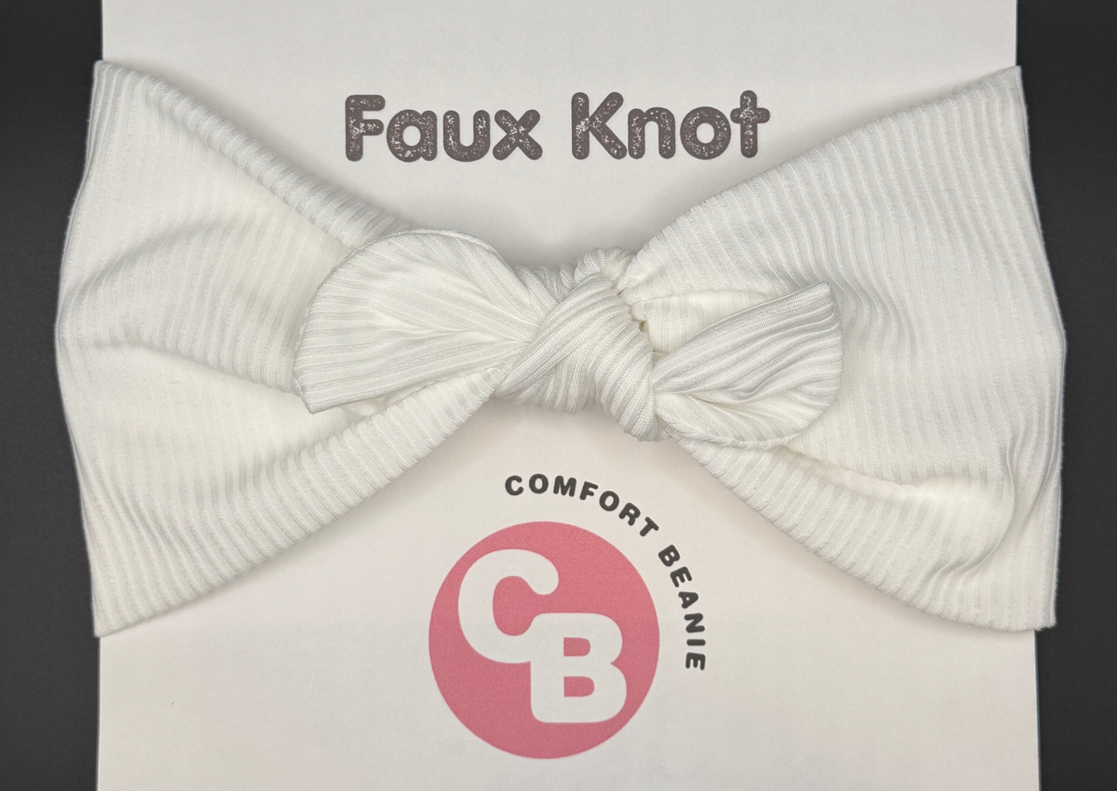 White Ribbed Comfort Band