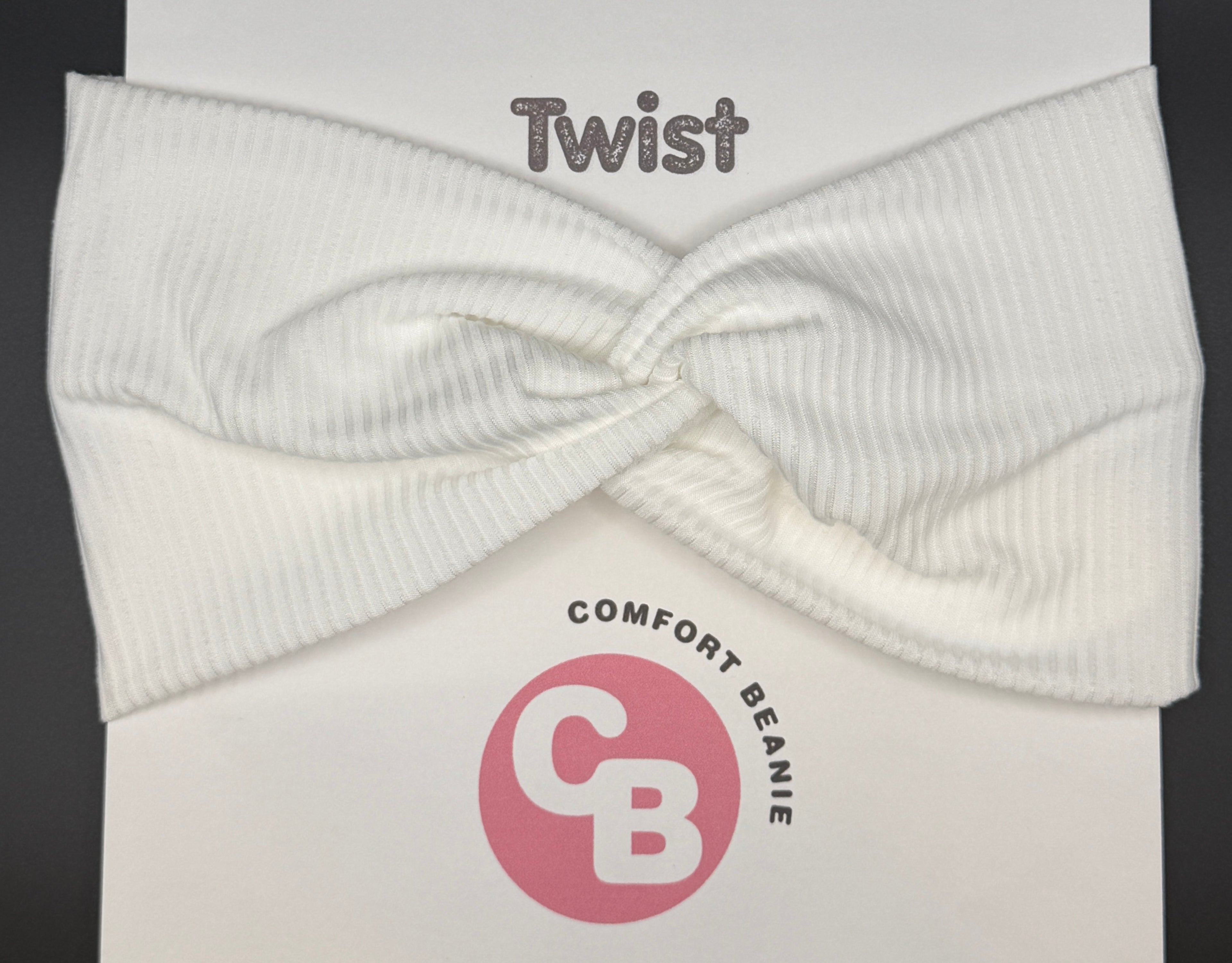 White Ribbed Comfort Band