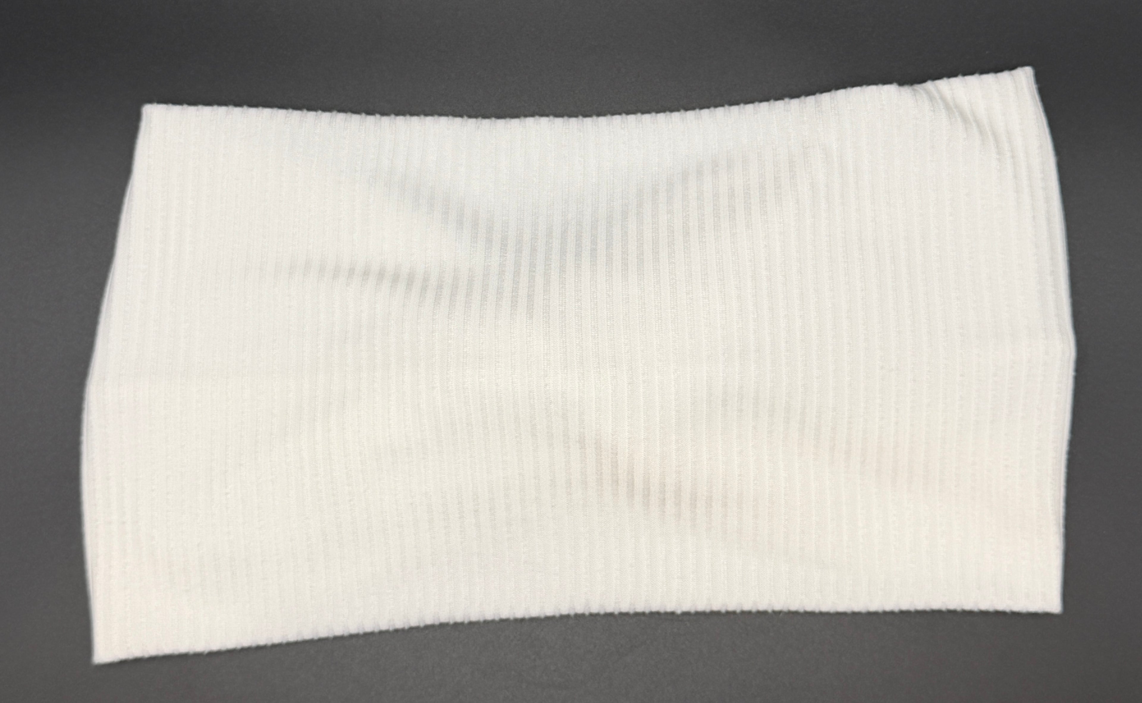 White Ribbed Comfort Band