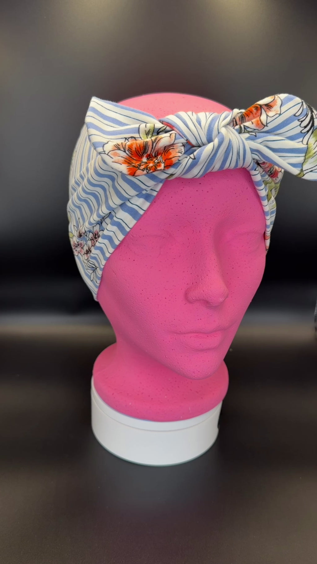 Pinstripe Floral Comfort Band